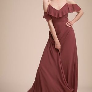 Beholden Jenny Yoo Mila cinnamon rose dress